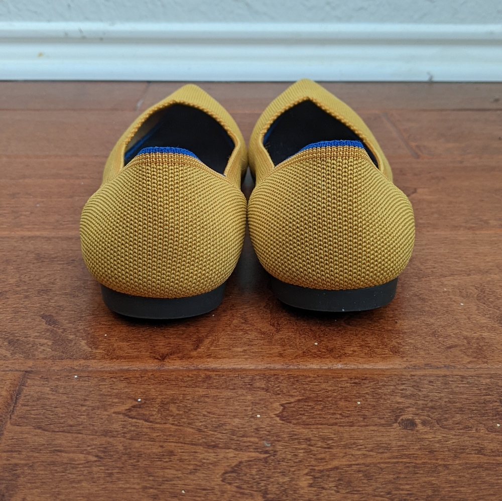 Sunshine Yellow Rothy's Point Flats - Picture 4 of 8